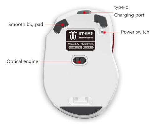Snpurdiri 2.4g Wireless Gaming Keyboard And Mouse Combo, Inc