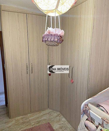 Imagem 6 de 20 de Cobertura Com 3 Dormitórios À Venda, 164 M² Por R$ 775.000,00 - Parque Das Nações - Santo André/sp - Co0141