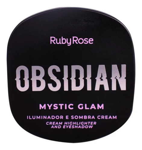Iluminador E Sombra Cream Obsidian Ruby Rose 4,5g Hb2600