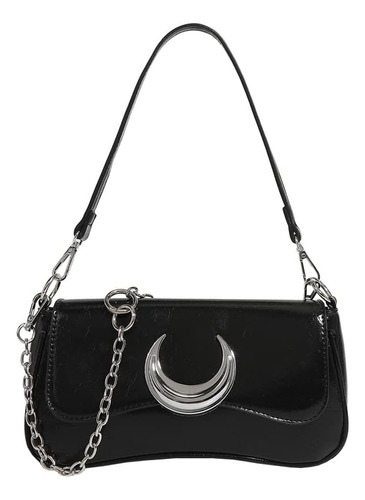 Moon 90s Vintage Crossbody Bolso Mensajero Doble Correas Mon