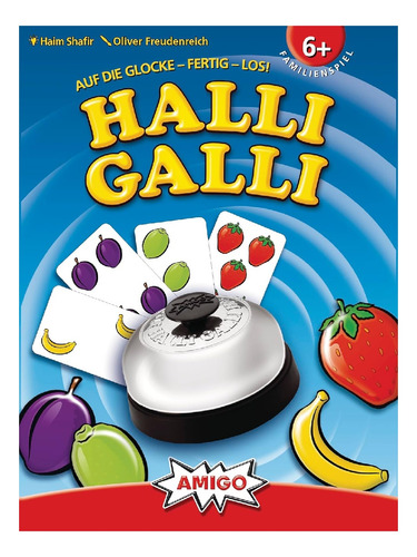 Juego De Mesa Halli Galli Rapidez Visual Familiar Niños