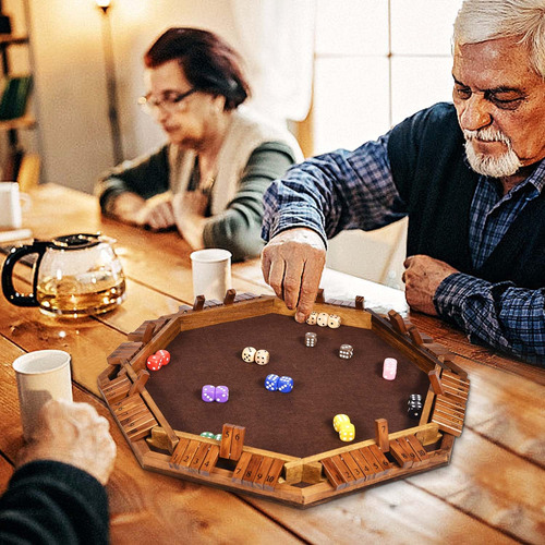 Juego De Dados Vamslove Shut The Box Para 8 Jugadores