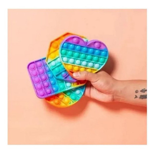 Pack 3 Push Pop Bubble Fidget Toy Autismo Juguete Sensorial