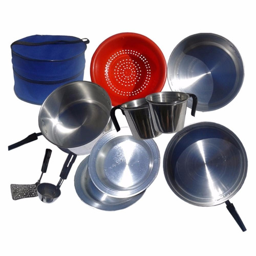 Marmita Set De Cocina Broksol P/2 Personas De 12 Piezas