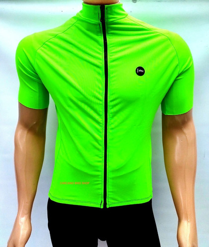 Jersey Camiseta Manga Corta Indubike Ciclismo Bolsillo Verde