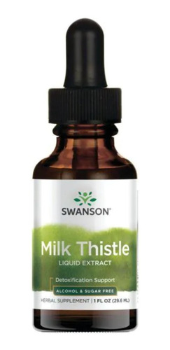 Milk Thistle Silimarina Gotas Potenciada 2000mg Salud Higado