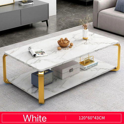 Mesa Rectangular Doble Nivel Marmolada