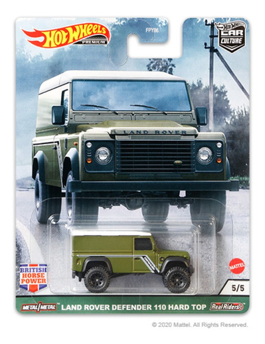 Land Rover Defender 110 Hard Top Hotwheels Premium 1:64