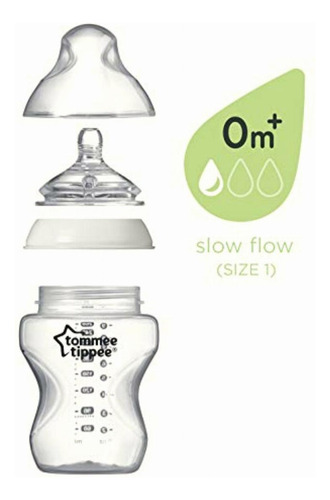 Tommee Tippee Closer To Nature biberon Anti-colicos, Libre