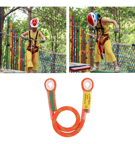 F1 Cuerda De Cuerda Prusik De Escalada De 22kn Naranja 60cm