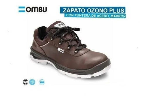 Zapatos Marron Ombu Ozono Puntera Seguridad Calzado Cuero