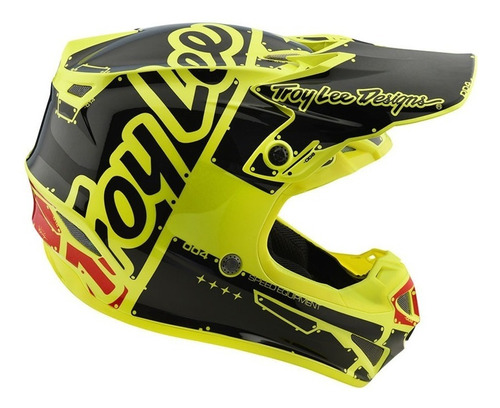 Casco Motocross Troy Lee Designs Se4 Mips Atv Fox Shoei