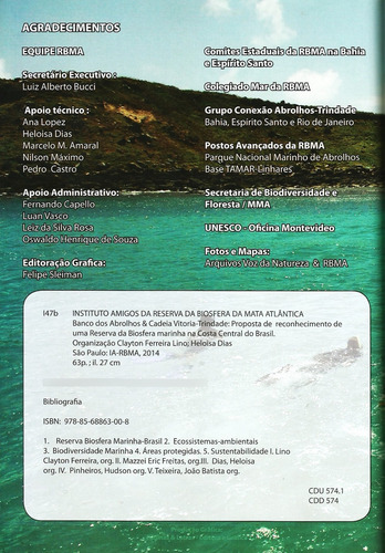 Livro Banco Dos Abrolhos & Cadeia Vitória-trindade - Div. Autores (Usado)