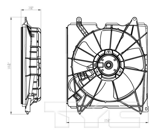 Motoventilador Acura Tlx Tech L4; 2.4l 2017