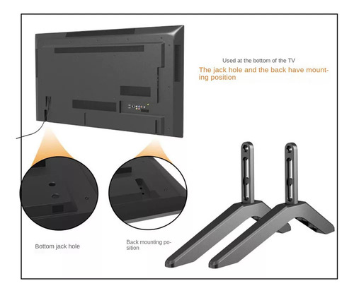 Patas De Mesa Con Soporte Universal For Vizio Tcl Telev