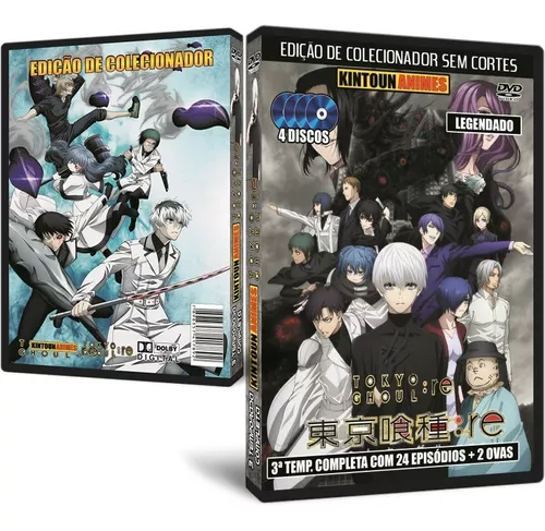 DVD Tokyo Ghoul Ep. 1 A 12 (Edição em Espanhol)