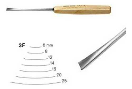 Pfeil  Swiss Made  14mm # 3 De Barrido Cola De Pescado Del F