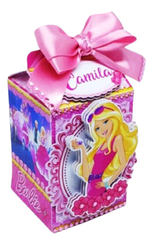 10 Cajitas Milk Box 4 Barbie