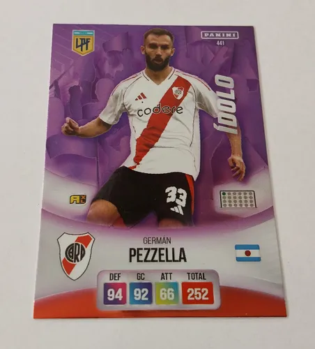 Panini Adrenalyn Xl 2024 Germán Pezzella Idolo River Plate