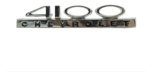 Emblema 4100 Cromado Lateral Chevrolet Opala