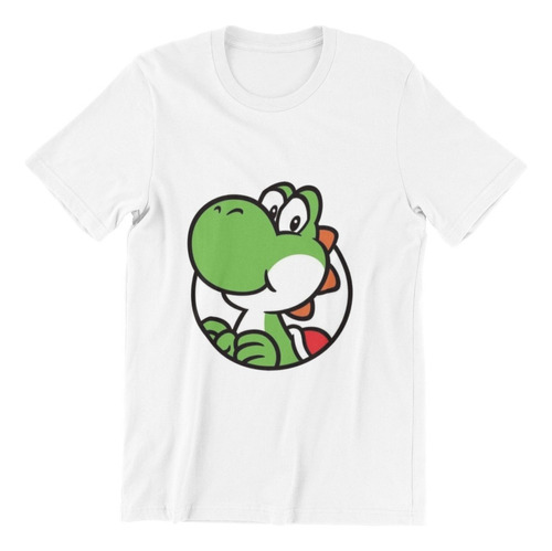 Polera Unisex Mario Bros Yoshi Arte Game Algodon Estampado