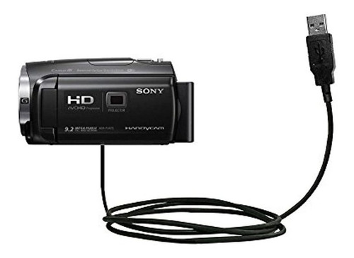 Clasico Cable Usb Directo Adecuado Para Sony Hdr-pj440 / Hdr