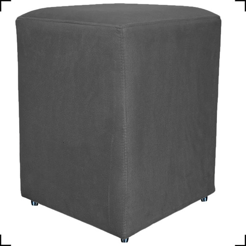 Kit 2 Puff Para Sala Quadrado Retangular Pequeno Decorativo