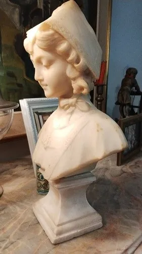 Escultura Mármol A.luchini Firenze Ver Detalle En La Base (Usado)