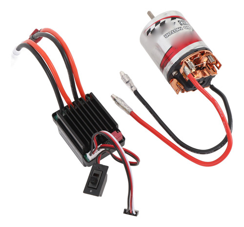 Motor Rc Crawler Esc 540 De Acero Inoxidable Pulido A Prueba