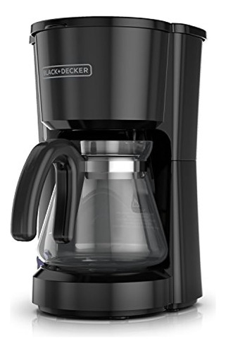 Black + Decker Cafetera De 5 Tazas, Negra, Cm0700bz