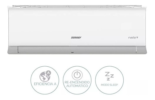  Aire Acondicionado Inverter  Surrey Smart 2790w  2400fg/h Frio Calor 553icq0901f