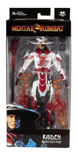 Raiden White Hot Furt Mortalkombat Mcfarlanetoys Warner Bros