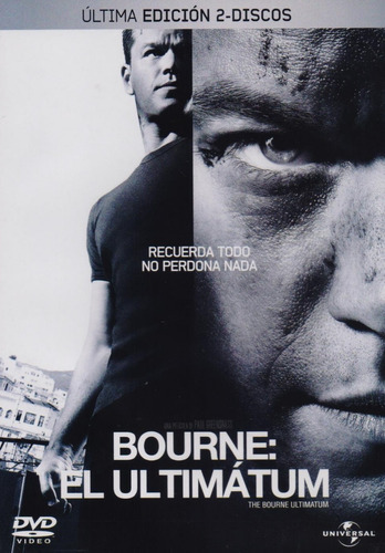 Bourne El Ultimatum Matt Damon Pelicula Edicion 2 Discos Dvd
