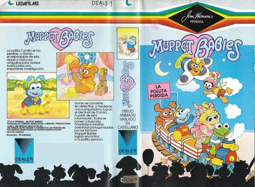 Muppet Babies Vhs Original Ledafilms Dibujos Animados