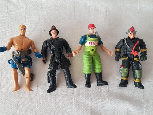 Muñecos Para Coleccionar , Bomberos Leer Descr.