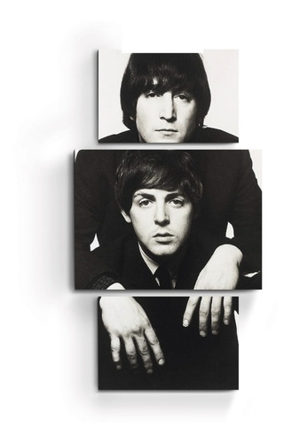 Cuadros Tripticos Paul Mccartney Y John Lennon The Beatles +