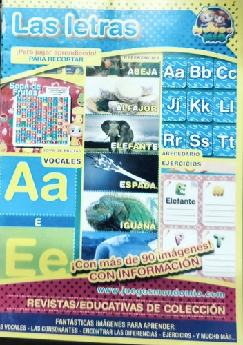 Las Letras Revista + Cuadernillo Pintando El Abecedario