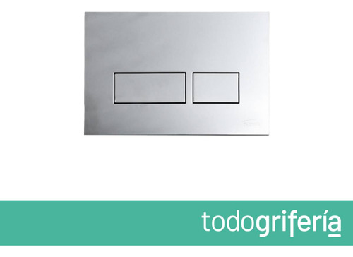 Tapa Tecla Rectangular Cromo Ferrum Chica Vta51