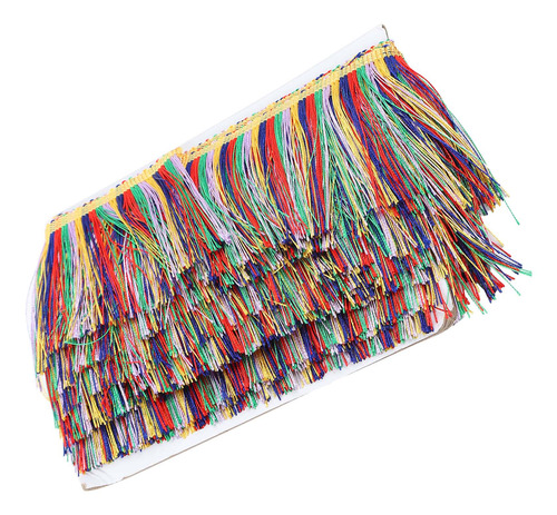 Cadena De Poliéster Con Borlas Coloridas Y Borlas De Hilo Fi