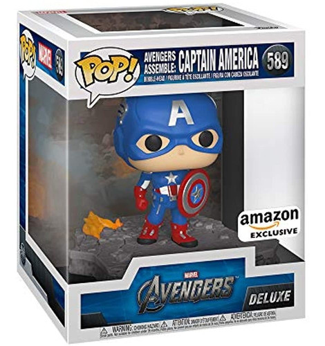 Funko Pop Captain America Avengers Assemble #589 Amazon