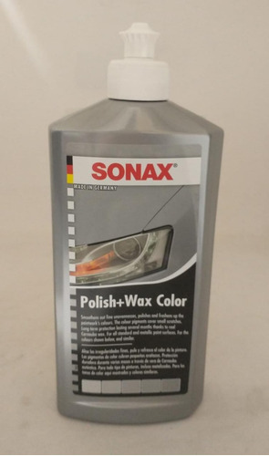 Sonax Polish & Wax P/ Colores Grises - Highgloss Rosario