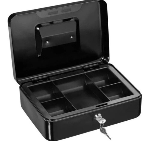 Caja Seguridad Metálica Guarda Fondos,joyas,reloj 25x20x9