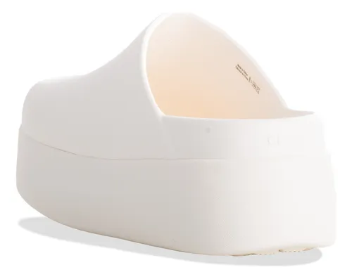 Zuecos Crocs Dylan Platform Clog Mujer Moda Blanco