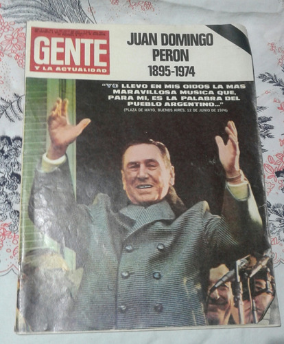 Revista Gente 457 - 04 De Julio De 1974 - Zona Norte