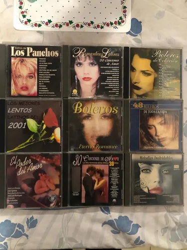 9 Cd De Música Romántica Latina De Toda La Vida (Usado)
