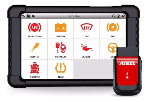 Sangrado De Todo El Sistema Del Escáner Automotriz Ancel X6