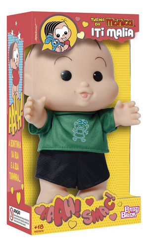 Boneco Turma Da Mônica Iti Malia Cebolinha - Baby Brink