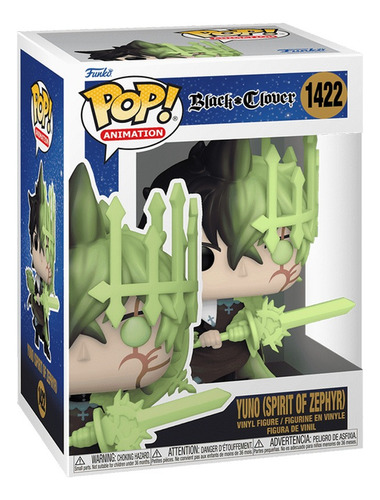 Funko Pop Animation: Black Clover- Yuno Espiritu De Cefiro