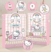 Comprar Kit Imprimible Hello Kitty Arcoiris - Hello Kitty Candy Bar