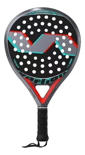 Paleta Padel Varlion Lw Carbono Fibra Vidrio Redonda Paddle